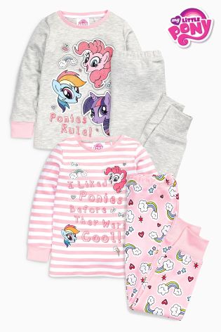 Pink My Little Pony Pyjamas Two Pack (9mths-8yrs)